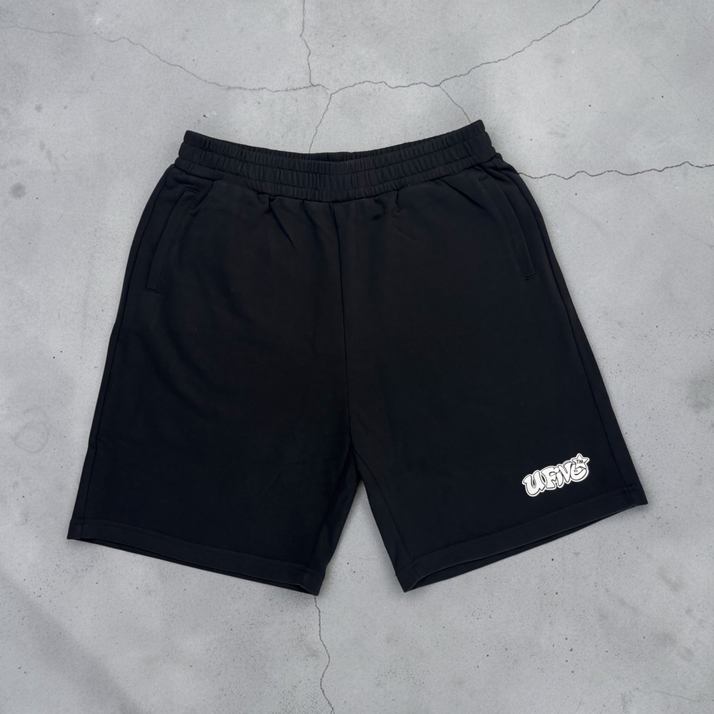 Black U5 Baggy Shorts