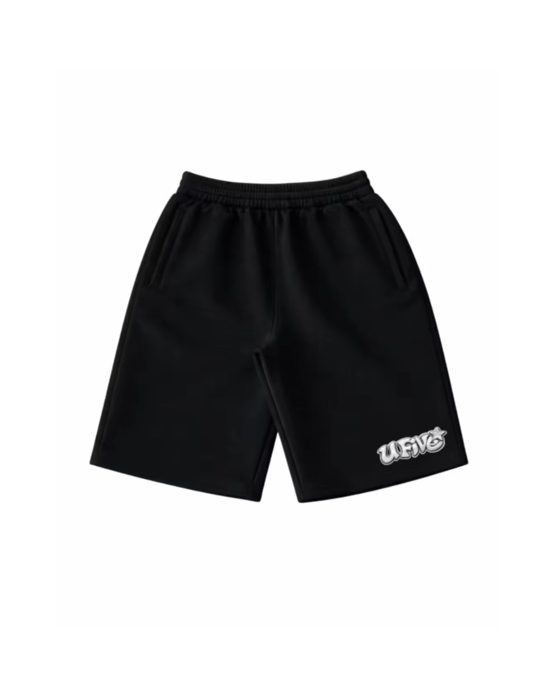 Black U5 Baggy Shorts